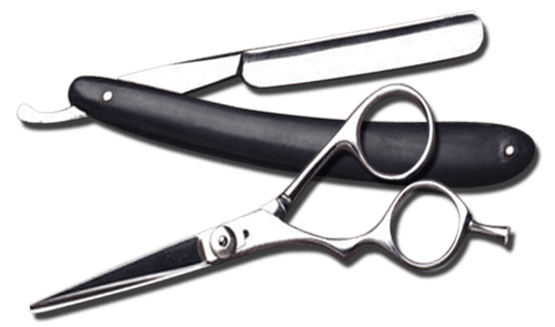 Hairdresser Scissors on Table Stock Image - Image of barber, razor: 67229733